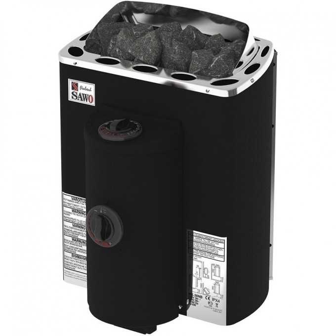 Электрическая печь SAWO COATED MINI X (3,6 кВт, встроенный пульт, термопокрытие) MX-36NB-P-F Электрическая печь SAWO COATED MINI X (3,6 кВт, встроенный пульт, термопокрытие) MX-36NB-P-F