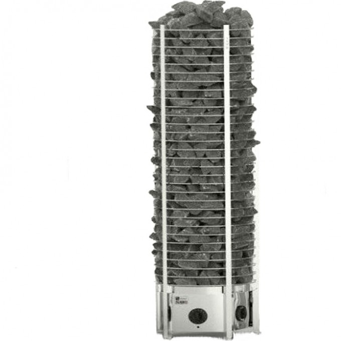 Электрическая печь SAWO TOWER (6,0 кВт, напольная, встроенный пульт, нержавейка, круглая) TH4-60NB-P Электрическая печь SAWO TOWER (6,0 кВт, напольная, встроенный пульт, нержавейка, круглая) TH4-60NB-P