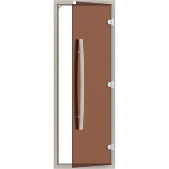 Комплект двери SAWO 741-4SGA-1 с "бронзовым" стеклом (осина, с порогом, изогнутая ручка) Комплект двери SAWO 741-4SGA-1 с "бронзовым" стеклом (осина, с порогом, изогнутая ручка)