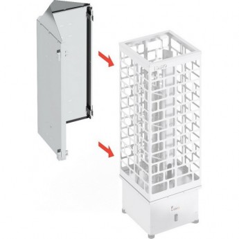 Защитное ограждение угловое для печи SAWO CUBOS металл Защитное ограждение угловое для печи SAWO CUBOS металл